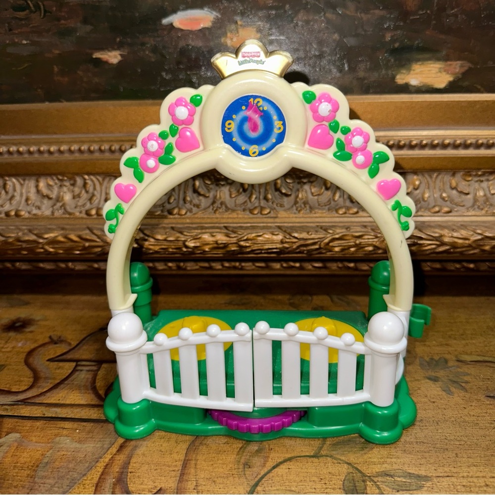 Little People Lil Kingdom Castle Night At The Ball ARCHWAY Clock Replacement HTF